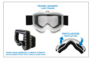 BASIC KIDS GOGGLE WHITE