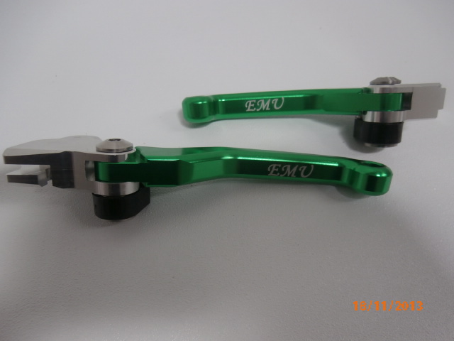 EMU Brake/ Clutch Lever set - Kawasaki KX 250F / KX450F